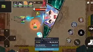 Guardian Tales - Basic Ranged vs Harvester Lv100 (Guild Raid)