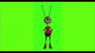 ANT #11  || GREEN SCREEN || 4k || ANIMATION  || FREE 3D