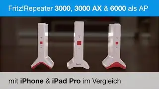 Fritz!Repeater 3000, 3000 AX & 6000 Vergleich