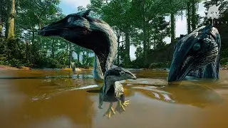 Cliff Jumper, Danger Duck And Reborn Penguin | Beipiaosaurus Gameplay-The Isle Stress Test-