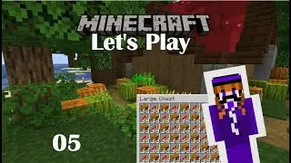 MAKING MY FIRST FARM - Minecraft Let's Play ep 5
