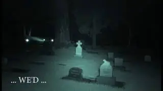 SHOCKING Full Body Apparition or Celestial Being Walking in a Cemetery 2017