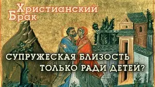У христиан супружеская близость только ради детей?