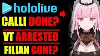 Calli ANGRY at Hololive & Takes Hiatus, Kiara Annoyed, Filian WIPES CHANNEL, VTuber Arrested, Okayu!