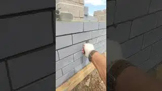 Расшивка кладки внутренняя! #кладка #кирпич #строительство