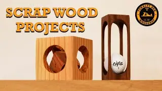 Fun Scrap Wood Projects - Magic Golf Ball and Cube Within a Cube