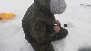 Зимняя рыбалка на Оби