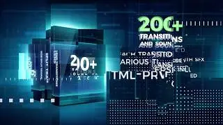 Premiere Pro Templates - 200+ Pack: Cinematic Action Transitions, Sound FX