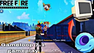 Free Fire game play test in Gameloop 7.1 best/4GB RAM /2023