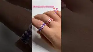 ~тутор на кольцо с сердцем~ #shorts #бисер #tutorial #aestetic #ideas #indiekid #туториал #рек #1k