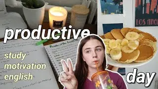 МОЙ ПРОДУКТИВНЫЙ ДЕНЬ | Study With Me #3 | My Productive Day | Учеба