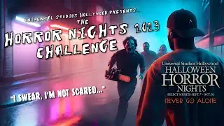 Doing VOICE Impressions at Halloween HORROR Nights! | ALL MAZES