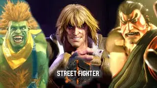 KEN, E.HONDA, DHALSIM e BLANKA - Street Fighter 6 Trailer