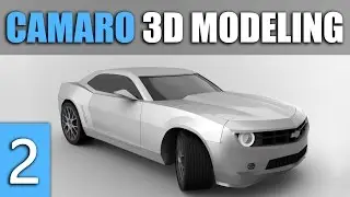 Chevrolet Camaro 2010 | Autodesk Maya Modeling | Part 2 | 3D Automotive | Luxion Keyshot Rendering