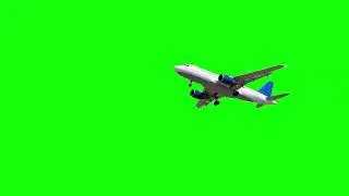 aeroplane flying green screen video from WD GREEN SCREEN