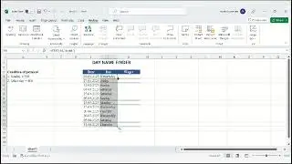 How to Find out Day of a Particular Date| Day Name Finder | Text Function