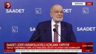 Karamollaoğlu bir kez daha hatırlattı: Önümüzdeki en büyük tehdit BOP'tur!