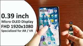 0.39inch Micro OLED Display 1920*1080 Full HD AR VR Small AMOLED Screen Type -C Driver Board OLED