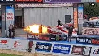 🔥Firestorm jet car at Santa Pod raceway Sunday 15th September 2024