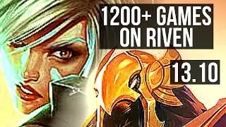 RIVEN vs AZIR (MID) | Rank 2 Riven, 2.7M mastery, 1200+ games, 5/1/2 | KR Challenger | 13.10