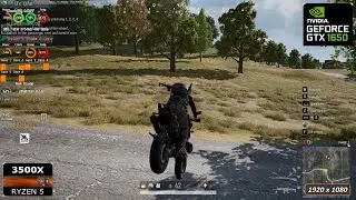 PUBG PC 1080p All Settings Benchmark AMD Ryzen 5 3500x GTX 1650  #pubg  #ryzen  #nvidia #gaming