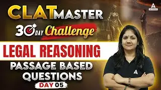 CLAT 2024 Legal Reasoning | Passage Based Questions | CLAT Preparation 2024 ( Class 5 )