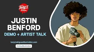 A Demo and Conversation with Illustrator, Justin Benford.