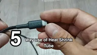 Protect you Gadget cord using Heat Shrink Tube| Charger cable and Earphone cord protection