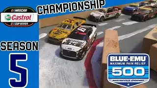 🇺🇸NASCAR Stop Motion S5//R12// Blue Emu 500 at Martinsville CCS CHAMPIONSHIP🇺🇸