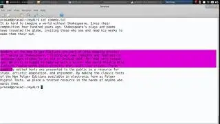 wc command in Linux - Count the number of lines in a file