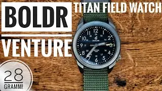 Boldr Venture Quarz - Titan Field Watch mit ETA und Saphirglas