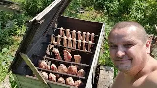 Quick Smoking at Grandpa Jozef