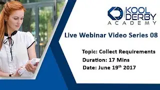 Kool Derby PMP / CAPM Webinar Series 08: How to pass PMP on the first try!