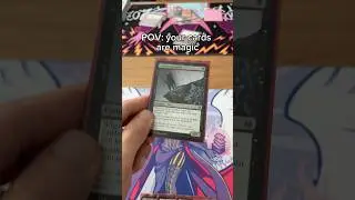 When you play with MAGIC cards #mtg #magicthegathering