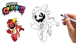 Drawing Simon Smoke Nightmare Critters From Poppy Playtime 4