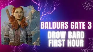 Baldur's Gate 3 New Party Drow Bard #baldursgate3 #dungeonsanddragons #videogames