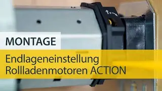 Anlernen: Endlageneinstellung Rollladenmotor ACTION von Schellenberg