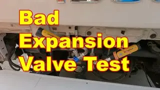 Isuzu NPR A/C Bad Expansion Valve Test