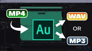 Convert MP4 to MP3 in Audition
