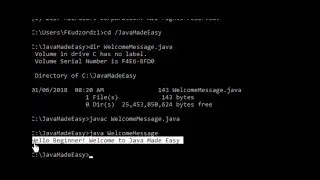 Java Made Easy 1  Printing a line of text