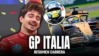 LECLERC VENCE EN MONZA, ALONSO FUERA DE PUNTOS y DERROTA DE MCLAREN | RESUMEN GP ITALIA F1 2024 #f1