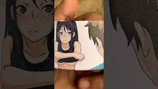 Ender Girl Removes Clothes #minecraft #anime #flipbook #enderdragon #girl #steve #alexandstevelife