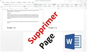 Comment supprimer toute page vierge blanche ou indésirable sur Word