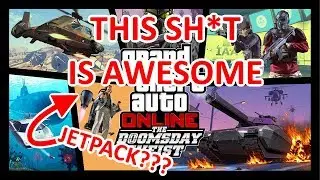 GTA V | OFFICIAL JETPACK GAMEPLAY FOOTAGE | NEW DLC | FLYING DIVING DRIVING CAR