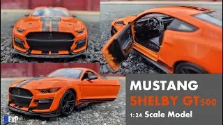 MUSTANG SHELBY GT500 1:24 Die-cast Scale Model by Maisto Unboxing