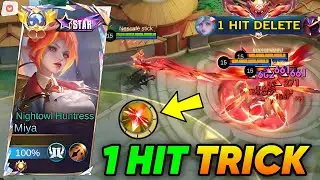 MIYA 1 HIT DELETE TUTORIAL BUILD 2025! (100% AUTO KILL💀) Miya Best Build & Emblem 2025!!! - Mlbb