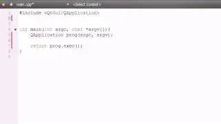 C++ GUI with Qt Tutorial   4   Understanding a Basic Qt Application   YouTube