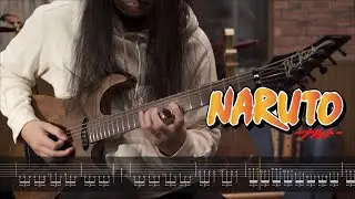 【ナルト／NARUTO】「沸き上がる闘志」／The Raising Fighting Spirit【TAB】Guitar Cover