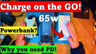 Charge your drone with a powerbank!
