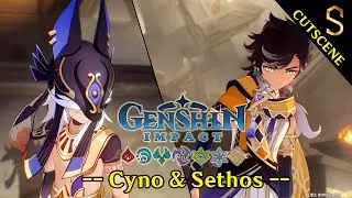 Cyno, Sethos, and The Story of HERMANUBIS Genshin Impact (Cutscene)